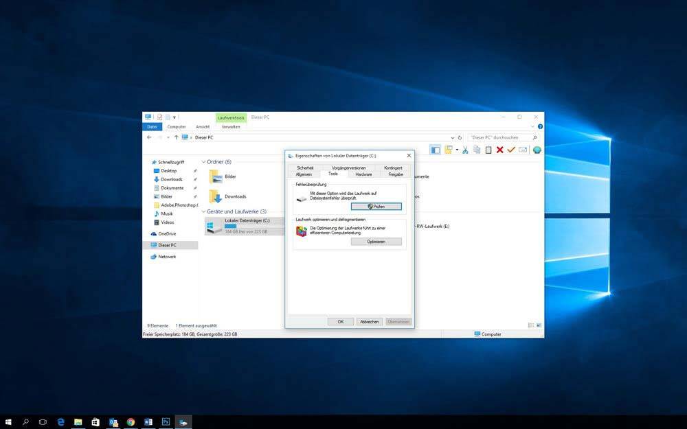 Windows 10 Festplattenspeicher bereinigen